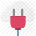 Cloud Hosting Cloud Computing Power Plug Icon