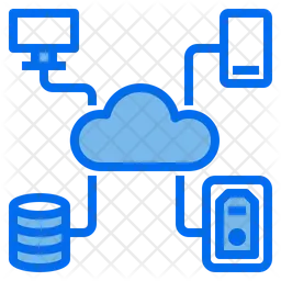 Cloud Hosting  Icon