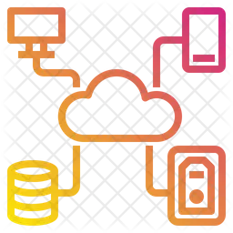 Cloud Hosting  Icon