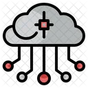 Cloud Hosting Cloud Data Icon