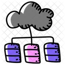 Cloud Hosting Cloud Server Cloud Storage Icon
