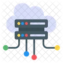 Cloud Database Server Network Cloud Server Icon
