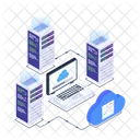 Cloud Servicers Cloud Technology Cloud Network Icon