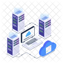 Cloud Hosting  Icon