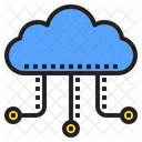 Cloud Hosting Hosting Network Icon