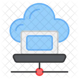 Cloud Hosting  Icon