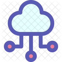 Cloud Hosting  Icon