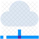 Cloud Connected Internet Icon