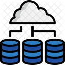 Cloud Hosting Data Icon