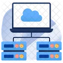 Cloud Hosting Db Icon