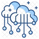Cloud Hosting Cloud Connection Cloud Network Icon