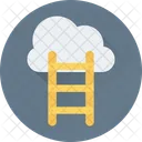 Cloud Hosting Ladder Icon