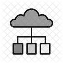 Cloud Hosting  Icon