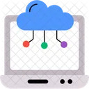 Cloud hosting  Icon