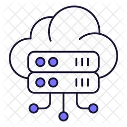 Cloud Hosting  Icon