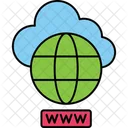 Cloud Hosting  Icon