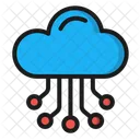 Cloud hosting  Icon