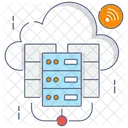 Cloud Dataserver Cloud Hosting Cloud Computing Server Icon