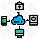 Cloud Data Internet Icon