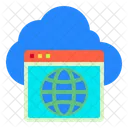 Cloud Hosting  Icon