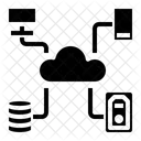 Cloud Hosting  Icon