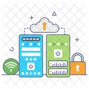 Cloud Hosting  Icon