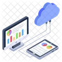 Cloud Hosting  Icon