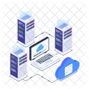 Cloud Servicers Cloud Technology Cloud Network Icon