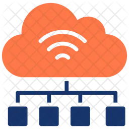 Cloud Hosting  Icon