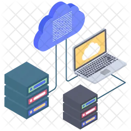 Cloud Hosting Services  Icon