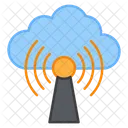 Cloud Wifi Cloud Hotspot Wireless Network Icon
