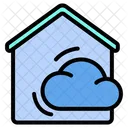 Cloud house  Icon