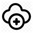 Cloud Add Database Icon