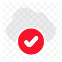 Cloud Approve Cloud Computing Icon