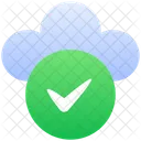 Cloud Checkmark Accept Icon