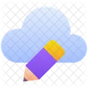 Cloud Computing Pencil Icon