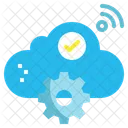 Cloud Database Storage Icon