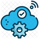 Cloud Database Storage Icon