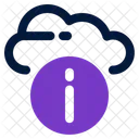 Cloud Info Computing Icon