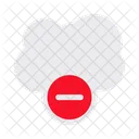 Cloud Remove Cloud Server Icon