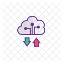 Cloud Storage Network Icon