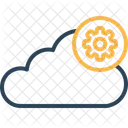 Cloud Data Server Icon