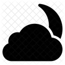 Cloud Moon Sleep Icon