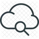 Cloud Search Computing Icon