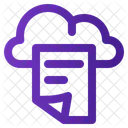Cloud File Database Icon