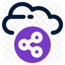 Cloud Sharing Connection Icon