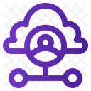 Cloud Leadership Business Icon
