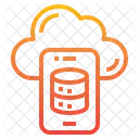 Cloud Data Smartphone Icon