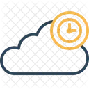 Cloud Data Storage Icon
