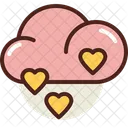 Cloud Love Clouds Love Atmosphere Icon